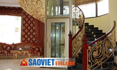 Dự án thang máy gia đình tại Vinhomes Riverside The Harmony